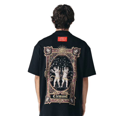 CAMISETA NEGRA SPLENDENTEZZA CLEMONT