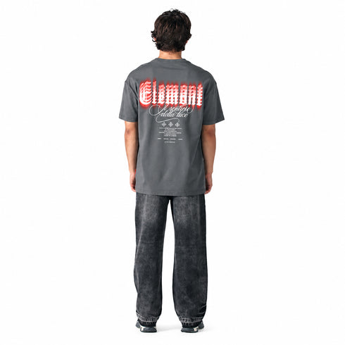 CAMISETA GRIS OSCURA VIRTUTE CLEMONT