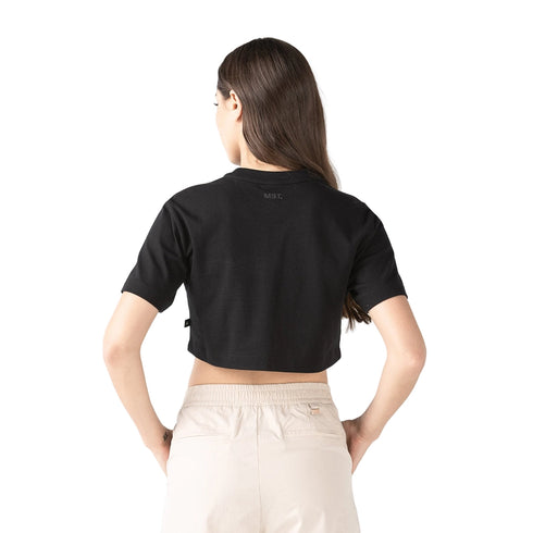 CROP TOP NEGRO ALANI MONASTERY