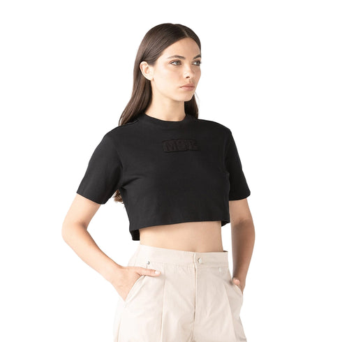 CROP TOP NEGRO ALANI MONASTERY