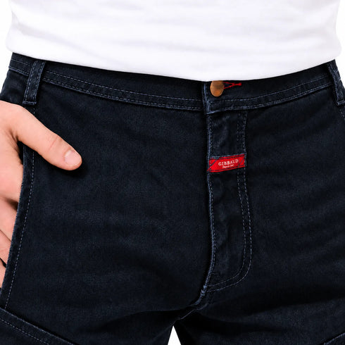 JEAN AZUL NOCHE SHORTPURS GIRBAUD