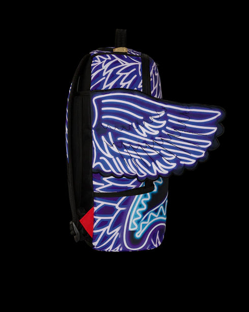 MOCHILA MORADA NEON WINGS PARTY SPRAYGROUND