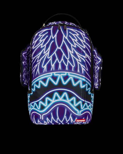MOCHILA MORADA NEON WINGS PARTY SPRAYGROUND