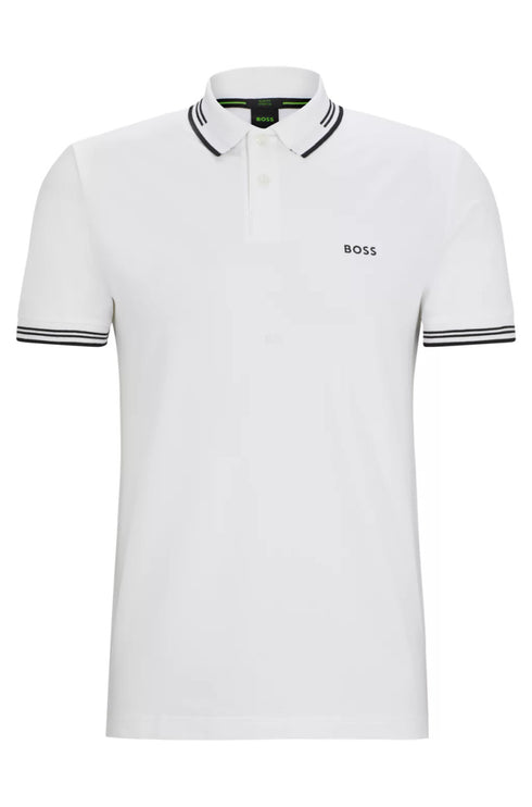 POLO BLANCO PAUL BOSS