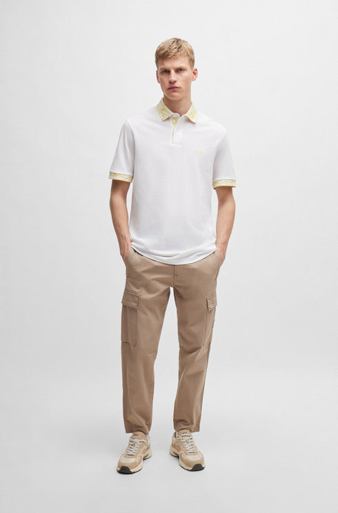 POLO BLANCO OCEAN DETALLED