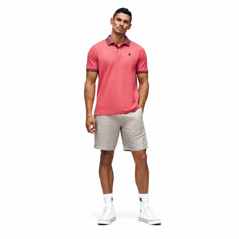 POLO FUCSIA MICRO RAYAS JONAS PSYCHO BUNNY