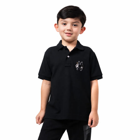POLO NEGRO AUGUSTE PSYCHO BUNNY
