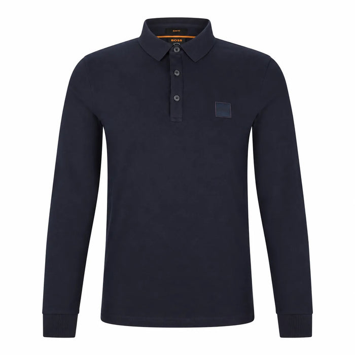 POLO SLIM FIT AZUL NOCHE PASSERBY BOSS