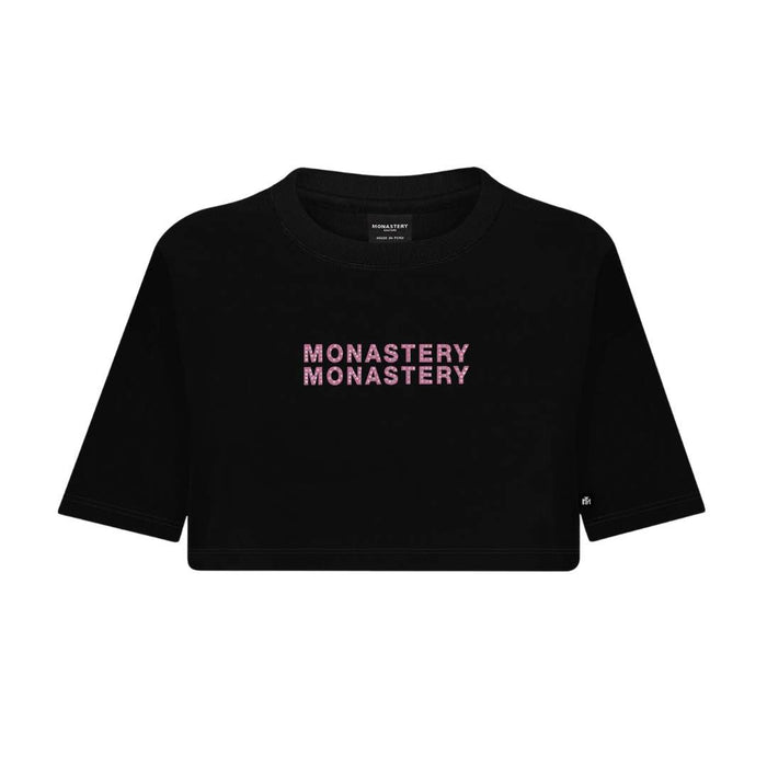 CROP TOP NEGRO BAOSHE MONASTERY DAMA