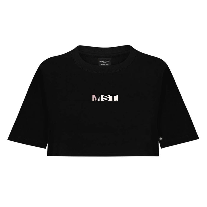 CROP TOP NEGRO NASHI MONASTERY DAMA