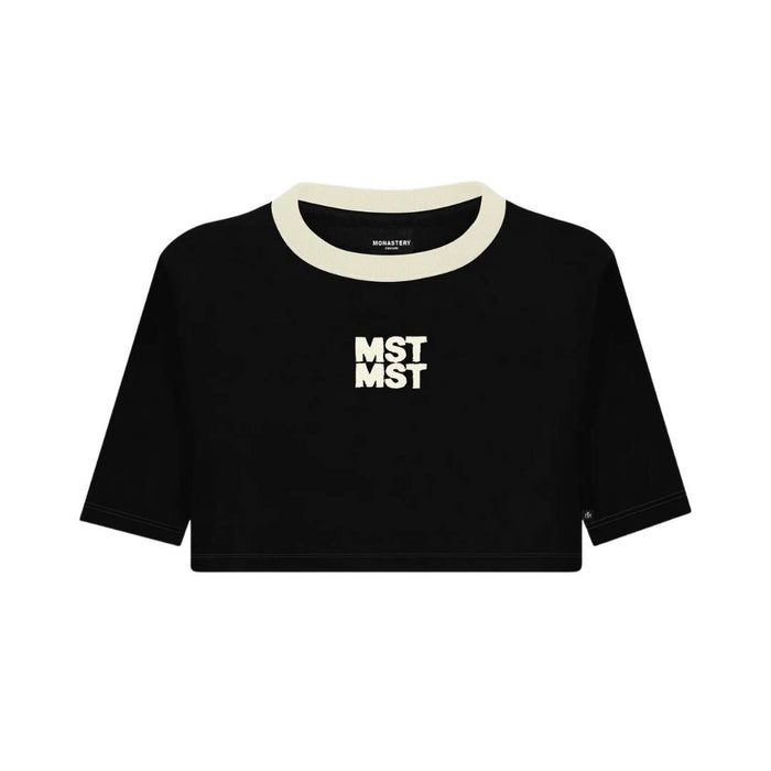 CROP TOP NEGRO NOORA MONASTERY DAMA
