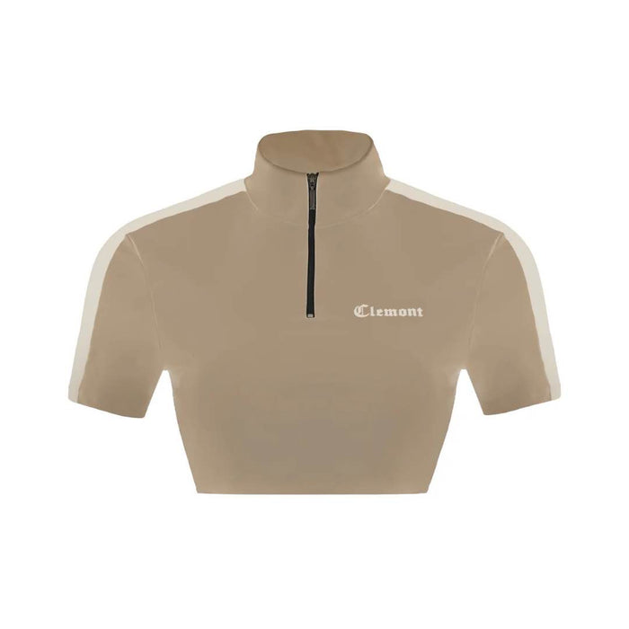 CROP TOP TAUPE LUMINOSA CLEMONT DAMA