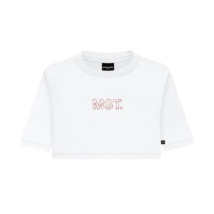 CROP TOP BLANCO AMAL MONASTERY DAMA
