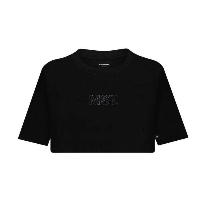 CROP TOP NEGRO AMAL MONASTERY DAMA