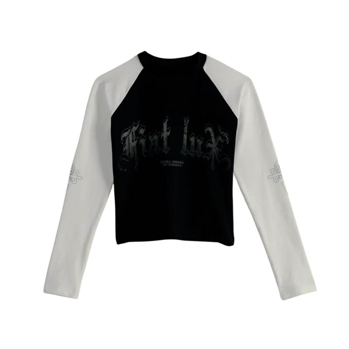 CROP TOP BLANCO SLEEVE AP CROWN DAMA
