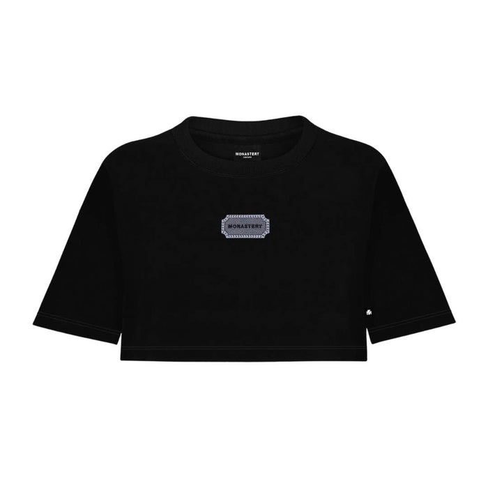 CROP TOP NEGRO BEHN MONASTERY DAMA