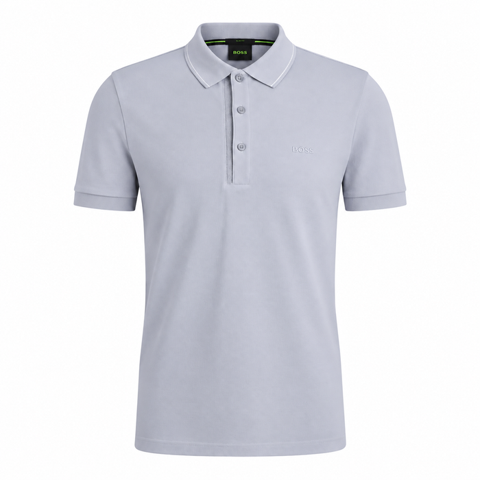 POLO CELESTE PAULE BOSS