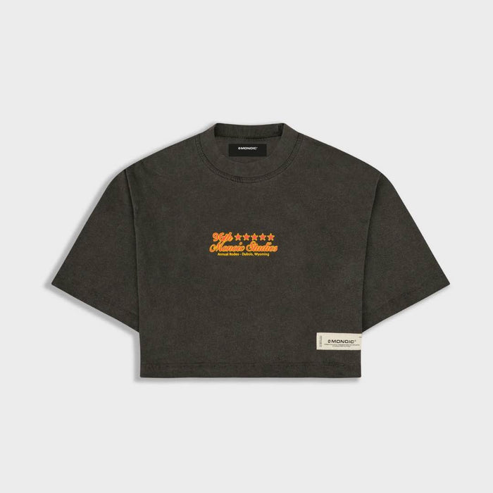 CROP TOP GRIS RODEO MONOIC DAMA