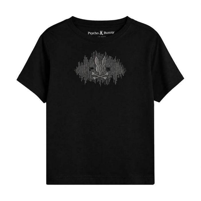 CAMISETA NEGRA OLLIE PSYCHO BUNNY KIDS