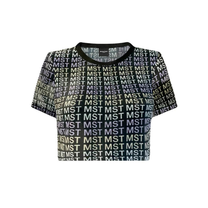CROP TOP NEGRO JENNA MONASTERY DAMA