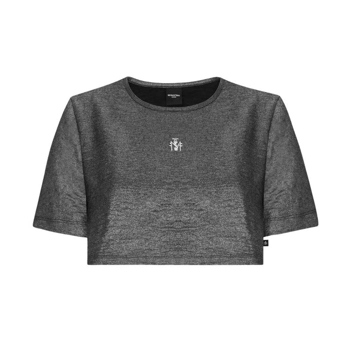 CROP TOP NEGRO XELESTE MONASTERY DAMA