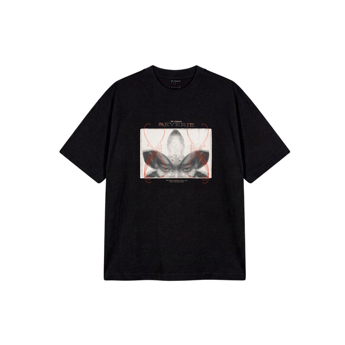 CAMISETA NEGRA ROUGE AP CROWN