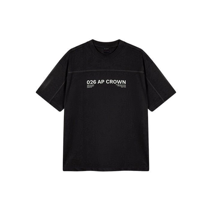 CAMISETA NEGRA FATE AP CROWN
