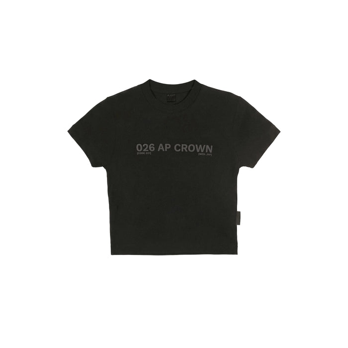 CAMISETA NEGRA ALURE AP CROWN DAMA