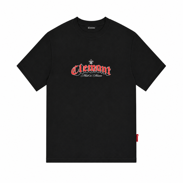 CAMISETA NEGRA CONSAPEVOLEZZA CLEMONT