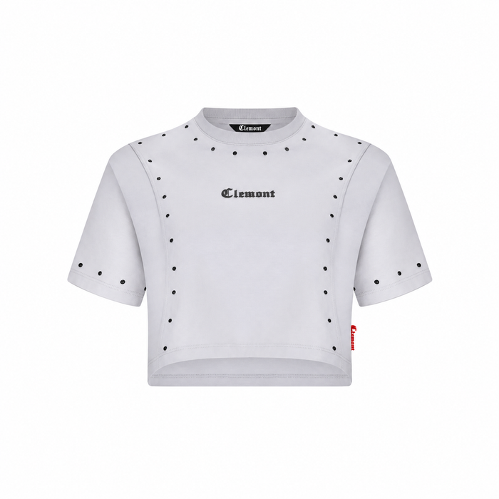 CROP TOP GRIS EMANARE CLEMONT DAMA