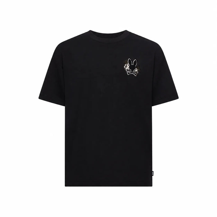 CAMISETA NEGRA AUGUSTE PSYCHO BUNNY KIDS
